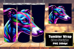 Inspired 20oz Tumbler Wrap Template , Dog Product Image 1