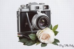 Antique Winter Photography Clipart PNG Product Image 1