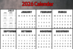 2027 Calendar Product Image 2