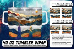 Golden Glow Tumbler Wrap: Glitter Sublimation,Spring Product Image 1