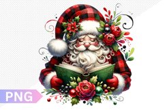 Christmas Santa Sublimation - Clipart PNG Design Product Image 1