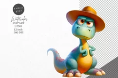 Dinosaur clipart, Dino clipart, Kids sublimation Product Image 1