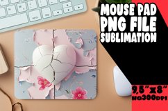 Dazzling 3D Heart Display Mouse Pad Product Image 1