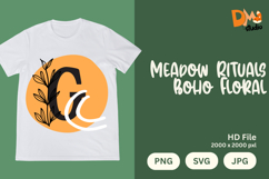Meadow Rituals Boho Floral Monogram Product Image 1