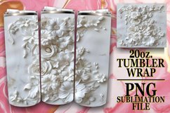 Joyful Meadow of Flowers Tumbler Wrap Product Image 1
