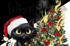 What Cat Christmas Tree, Christmas Animal PNG for Cat Lovers Product Image 6