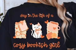 Day in the Life of a Cozy Bookish Girl PNG Sublimation DIY Product Image 5