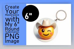 Vibrant Circle PNG for Keychains , 3D Emoji Product Image 1