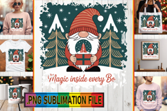 VIBRANT Sublimation Art for TSHIRTS, Holiday Gnome Product Image 1