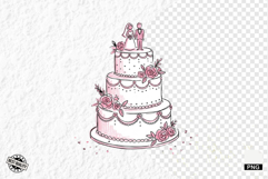 Hand-Drawn Wedding Clipart - Wedding Clipart Product Image 1