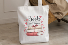Books Are My Love Language PNG | Book Lover Digital Download Product Image 3