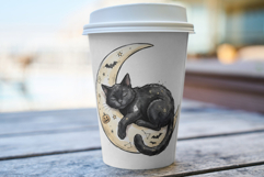 Halloween Black Cat Clipart Product Image 5
