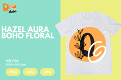 Hazel Aura Boho Floral Monogram Product Image 1