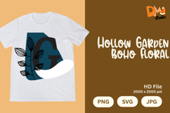 Hollow Garden Boho Floral Monogram Product Image 1