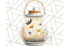 Cottagecore Halloween Clipart Cozy PNG, Autumn Fall Png Product Image 5