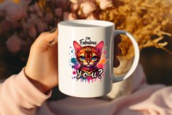 Funny Cat Sarcastic Quote Clipart Sublimation #17 Product Image 2