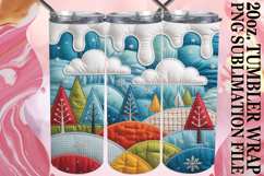 Magical Gifts 20oz tumbler wrap, Winter Product Image 1