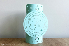Zodiac constellations 3d paper lantern template svg Product Image 2