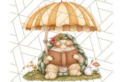 Bookish Animals PNG Clipart with Cozy Reading Elements Product Image 5