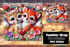 CUSTOM 20oz Tumbler PNG Artwork , Sweet Animals Product Image 1