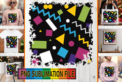 Elegant TSHIRT Gift Magic PNG, Funky Pattern Product Image 1