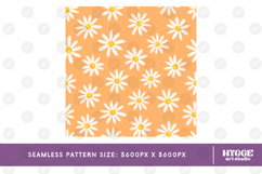 Retro Flowers Seamless Pattern Bundle Floral Png Sublimation Product Image 5