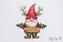 Cute Christmas Gnome Sublimation PNG Product Image 1