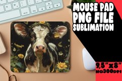 Sublimation Wrap with Mouse Pad Cute Cow Pattern PNG Product Image 1