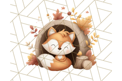 Woodland Forest Scene PNG Clipart, Fall Nature Elements Product Image 5