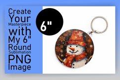 Multistyle Round Christmas Ornament Sublimation Art Product Image 1