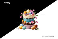 Easter Cupcake Clipart Product Image 1