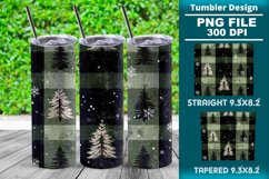 Christmas Tree Tumbler Wrap design, 20oz Tumbler wrap png Product Image 1