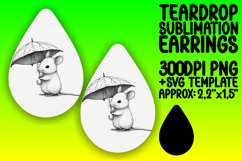 Boho Charm Animal Print Earrings Product Image 1