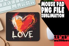 Sublimation Love Story on Mouse Pads Product Image 1
