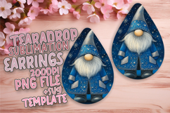 Vibrant Teardrop Design for Crafting , Gnome Product Image 1