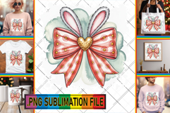 Bright TSHIRT Magic PNG, Easter Bow Product Image 1