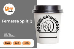 Fernessa Split Monogram Product Image 1