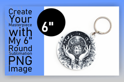 Artful Round Design for Keychains , Mystic Product Image 1