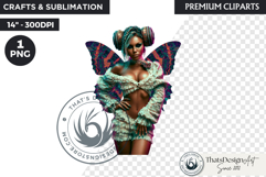 Steampunk Rococo Fairy Clipart, Ornate Clockwork Fae Graphic Product Image 1
