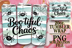 Whimsical nights 20oz tumbler wrap, Halloween Product Image 1