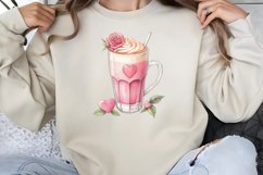 Valentine Coffee Clipart PNG Product Image 1