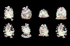 Easter Silly Goose Stickers Product Image 5