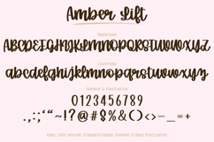 Amber Lift - Handwritten Script Font Product Image 17