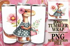 RADIANT SPIRITS 20oz TUMBLER WRAP, Dino Product Image 1