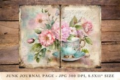 Printable Junk Journal Pages tea and cake party 15 Product Image 1