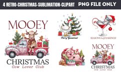 Seasons Squeakings! Retro Christmas Clipart PNG Product Image 1