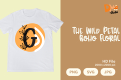 The Wild Petal Boho Floral Monogram Product Image 1
