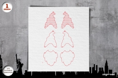 Patriotic Earrings Laser Cut Bundle | Jewerly | SVG Product Image 15