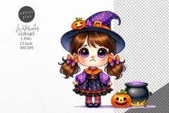 Halloween clipart, Witch clipart, Autumn clipart Product Image 1