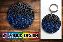 Sparkling Wilderness Quest: Glitter Leopard Sublimation Product Image 1